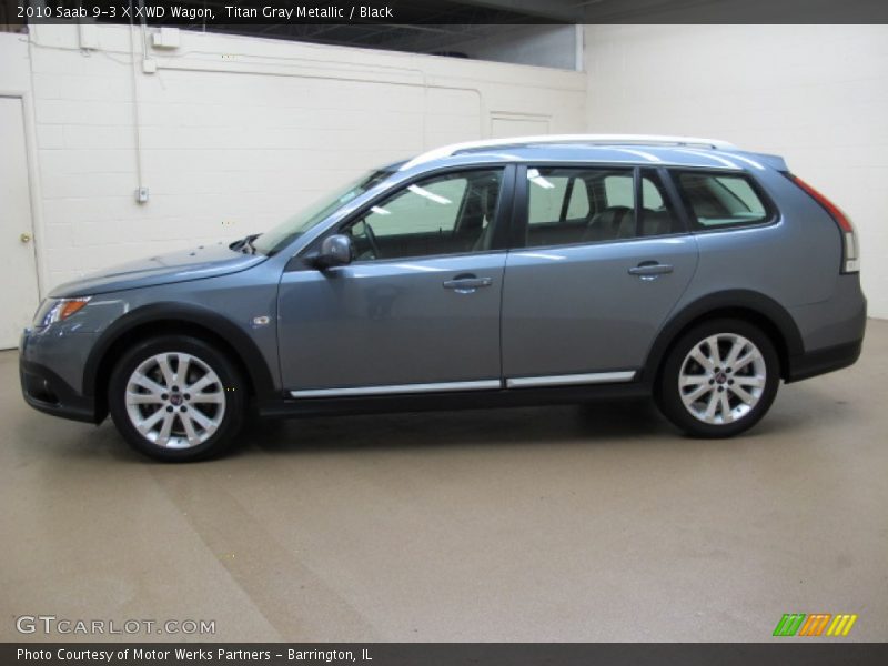 Titan Gray Metallic / Black 2010 Saab 9-3 X XWD Wagon