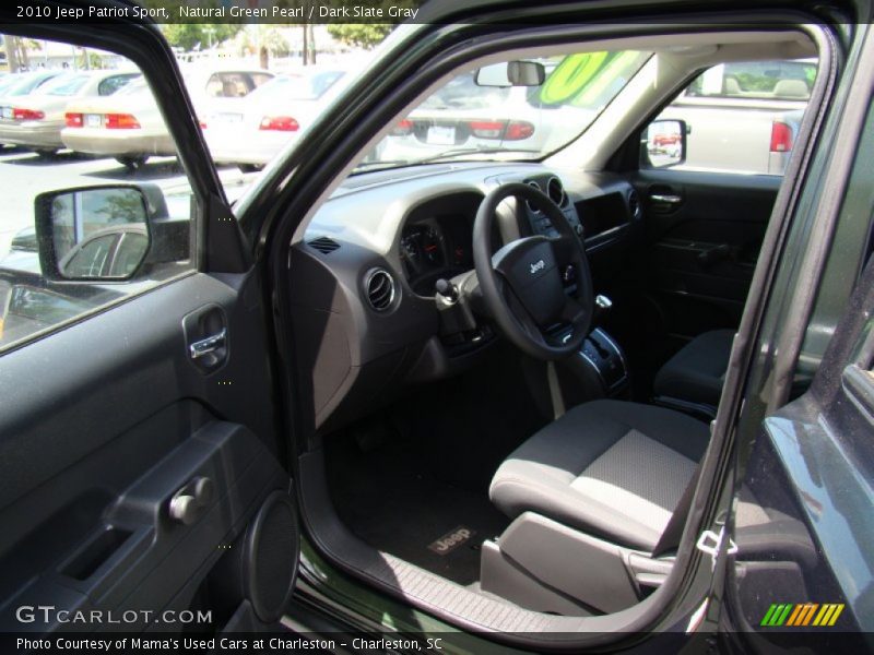 Natural Green Pearl / Dark Slate Gray 2010 Jeep Patriot Sport