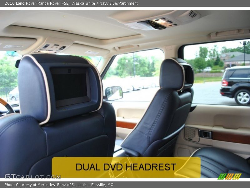 Alaska White / Navy Blue/Parchment 2010 Land Rover Range Rover HSE