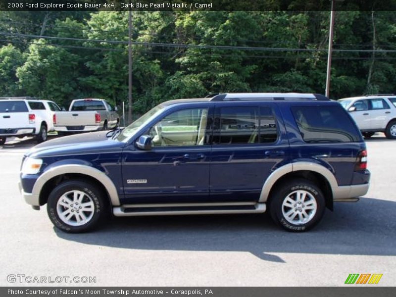 Dark Blue Pearl Metallic / Camel 2006 Ford Explorer Eddie Bauer 4x4