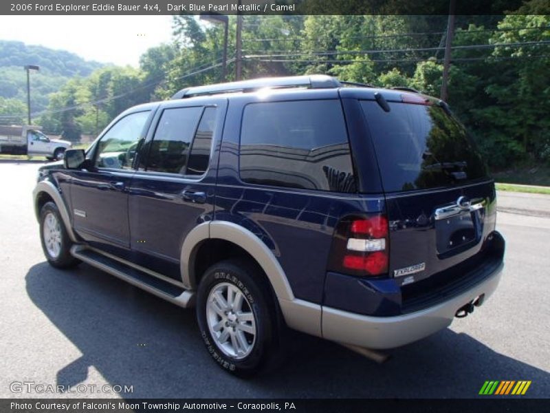 Dark Blue Pearl Metallic / Camel 2006 Ford Explorer Eddie Bauer 4x4