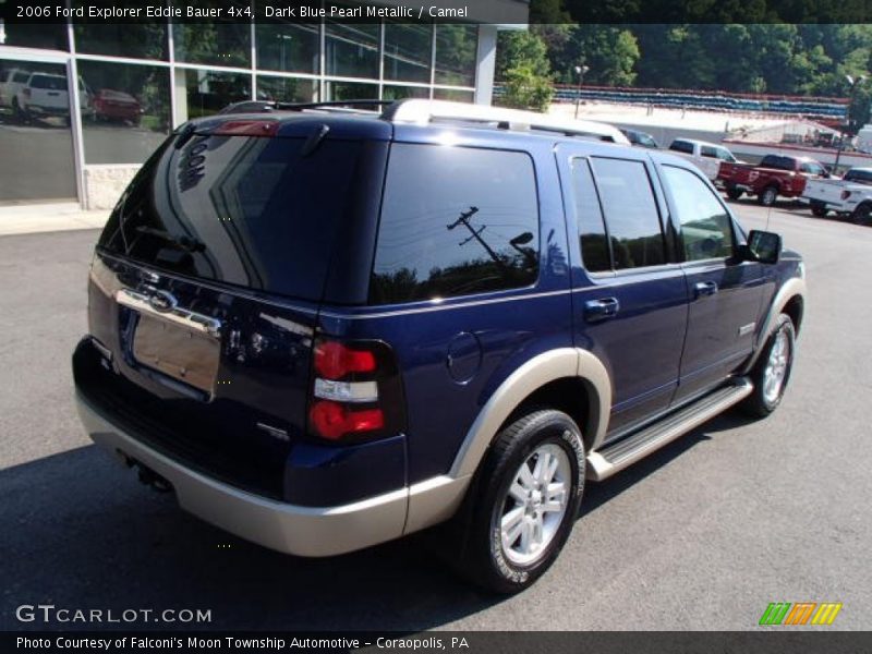 Dark Blue Pearl Metallic / Camel 2006 Ford Explorer Eddie Bauer 4x4
