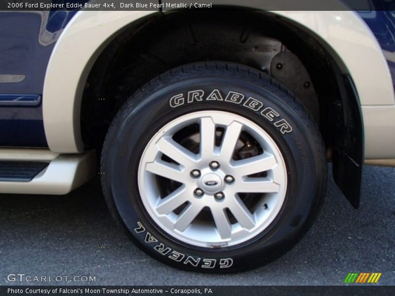 Dark Blue Pearl Metallic / Camel 2006 Ford Explorer Eddie Bauer 4x4
