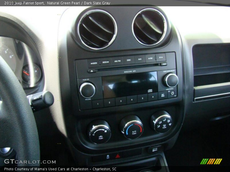 Natural Green Pearl / Dark Slate Gray 2010 Jeep Patriot Sport