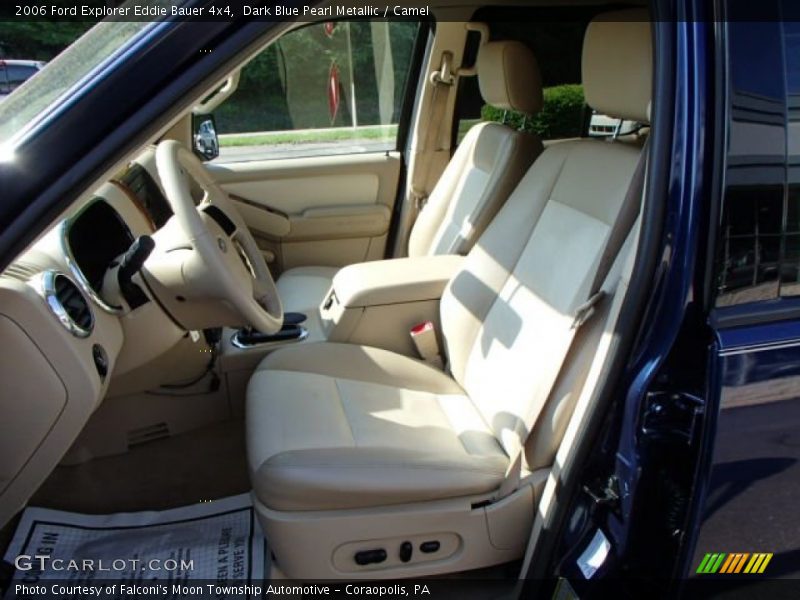 Dark Blue Pearl Metallic / Camel 2006 Ford Explorer Eddie Bauer 4x4
