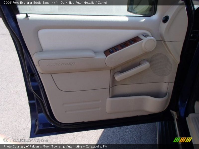 Dark Blue Pearl Metallic / Camel 2006 Ford Explorer Eddie Bauer 4x4