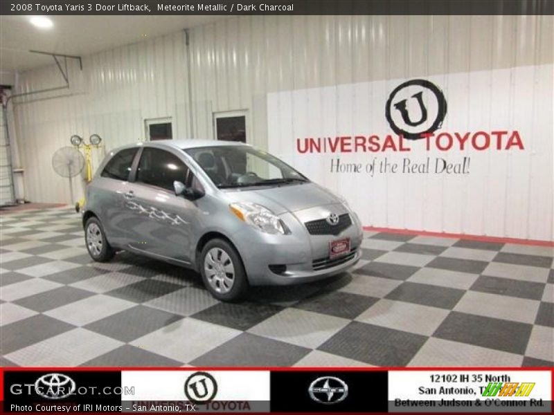 Meteorite Metallic / Dark Charcoal 2008 Toyota Yaris 3 Door Liftback