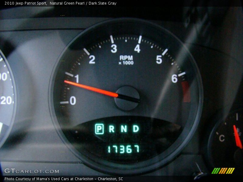 Natural Green Pearl / Dark Slate Gray 2010 Jeep Patriot Sport