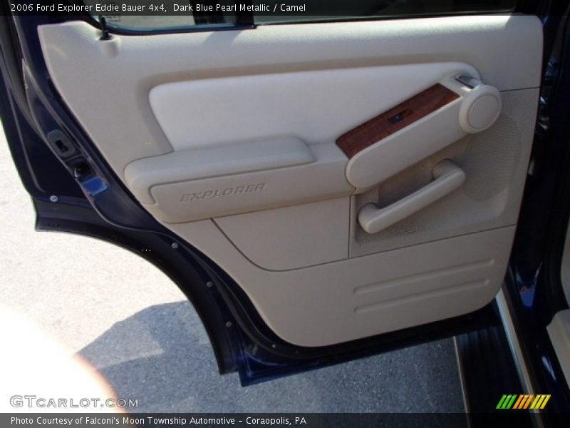 Dark Blue Pearl Metallic / Camel 2006 Ford Explorer Eddie Bauer 4x4