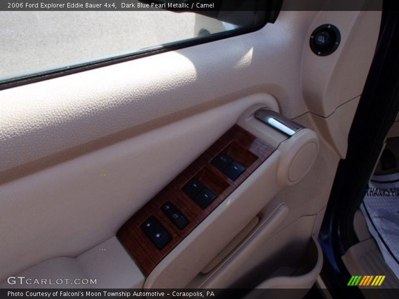 Dark Blue Pearl Metallic / Camel 2006 Ford Explorer Eddie Bauer 4x4
