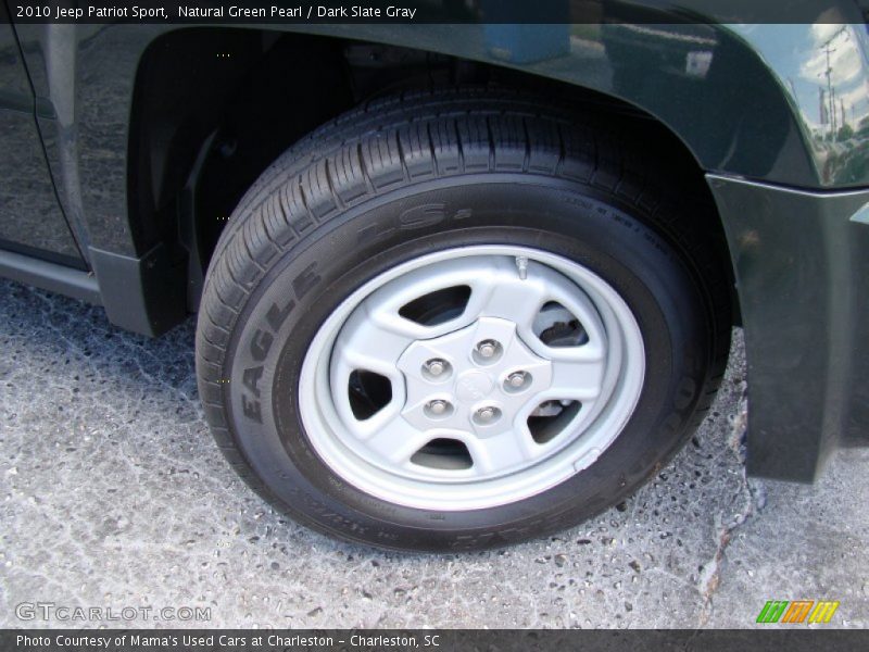 Natural Green Pearl / Dark Slate Gray 2010 Jeep Patriot Sport
