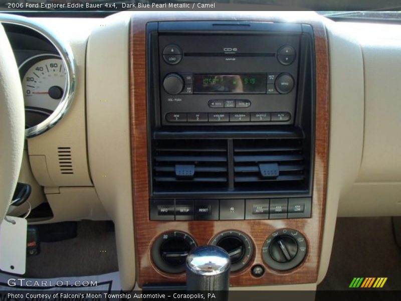 Dark Blue Pearl Metallic / Camel 2006 Ford Explorer Eddie Bauer 4x4