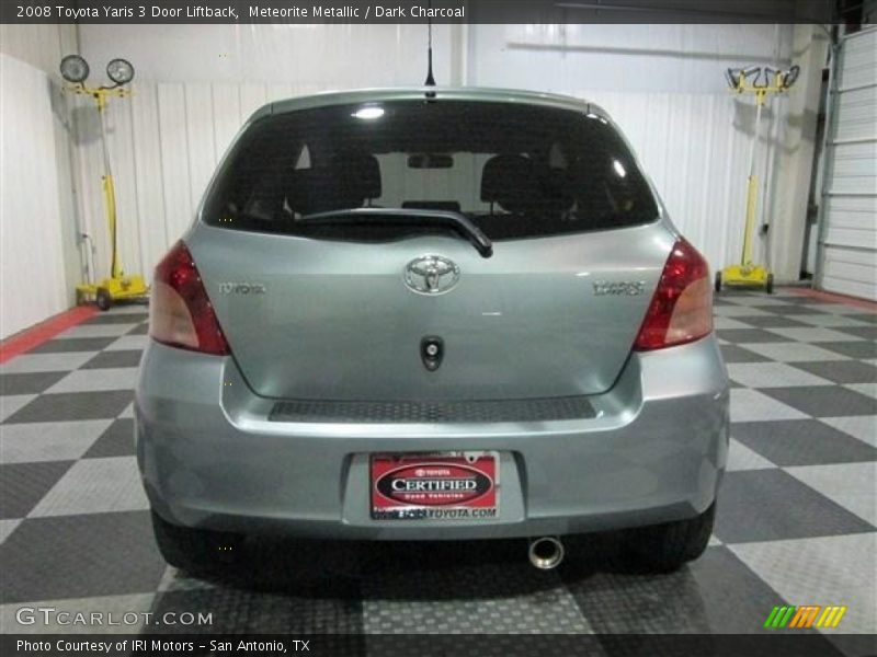 Meteorite Metallic / Dark Charcoal 2008 Toyota Yaris 3 Door Liftback