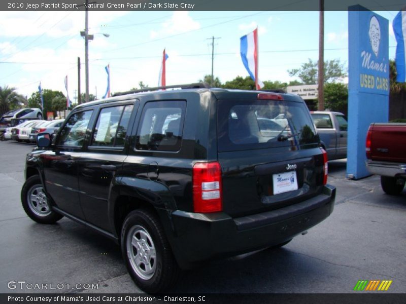 Natural Green Pearl / Dark Slate Gray 2010 Jeep Patriot Sport