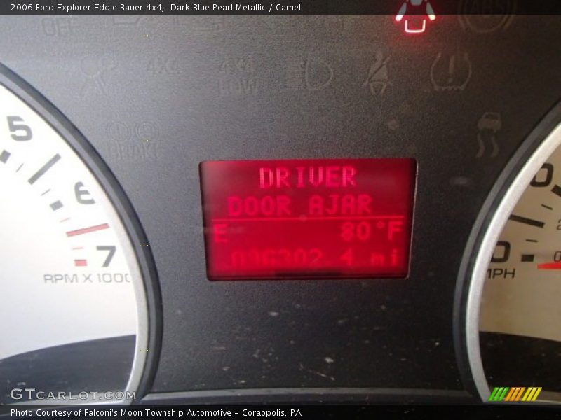 Dark Blue Pearl Metallic / Camel 2006 Ford Explorer Eddie Bauer 4x4