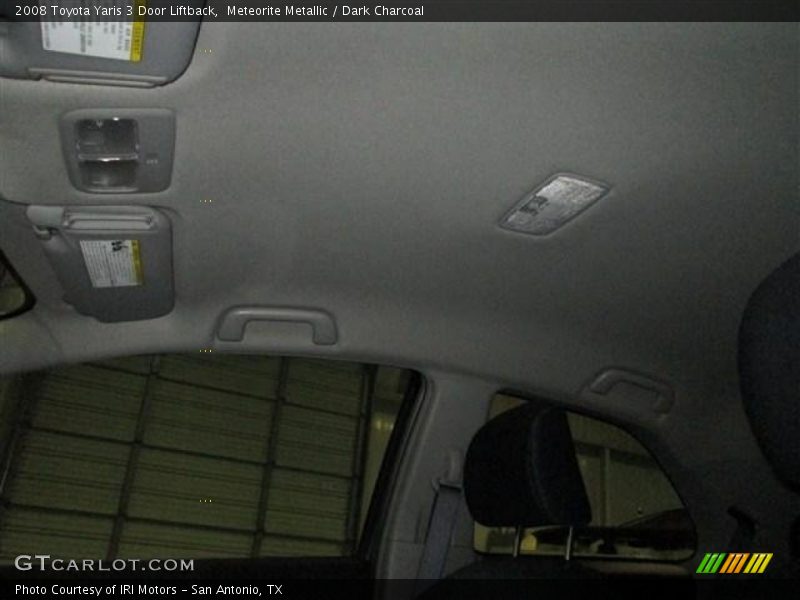 Meteorite Metallic / Dark Charcoal 2008 Toyota Yaris 3 Door Liftback