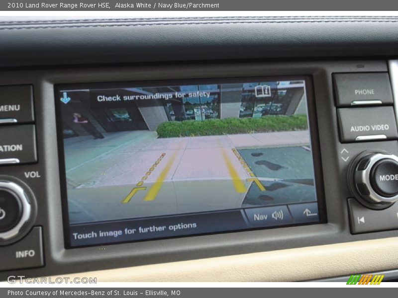 Alaska White / Navy Blue/Parchment 2010 Land Rover Range Rover HSE