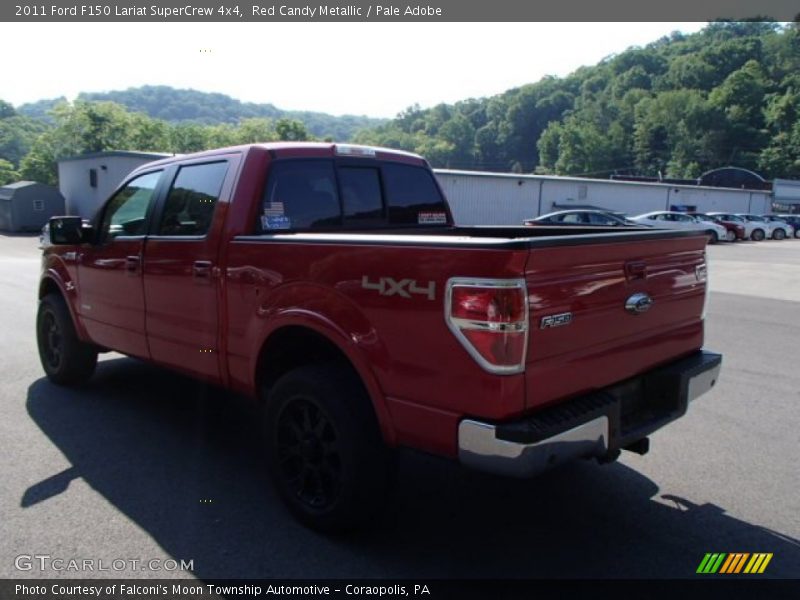 Red Candy Metallic / Pale Adobe 2011 Ford F150 Lariat SuperCrew 4x4