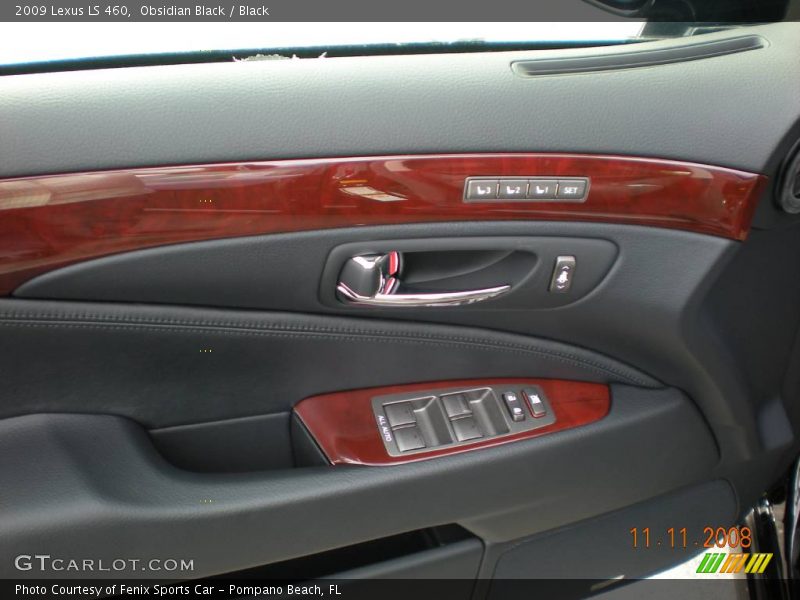 Obsidian Black / Black 2009 Lexus LS 460