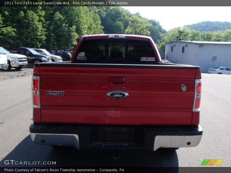 Red Candy Metallic / Pale Adobe 2011 Ford F150 Lariat SuperCrew 4x4