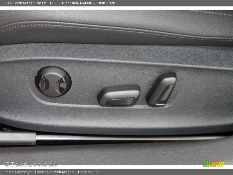 Night Blue Metallic / Titan Black 2013 Volkswagen Passat TDI SE