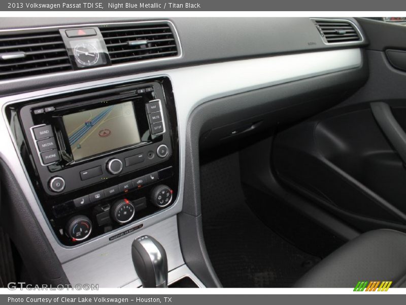 Night Blue Metallic / Titan Black 2013 Volkswagen Passat TDI SE