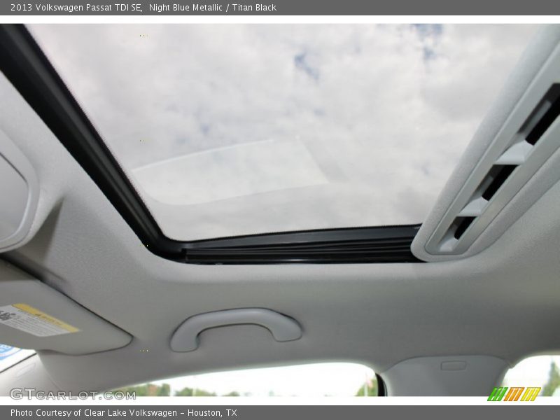 Night Blue Metallic / Titan Black 2013 Volkswagen Passat TDI SE