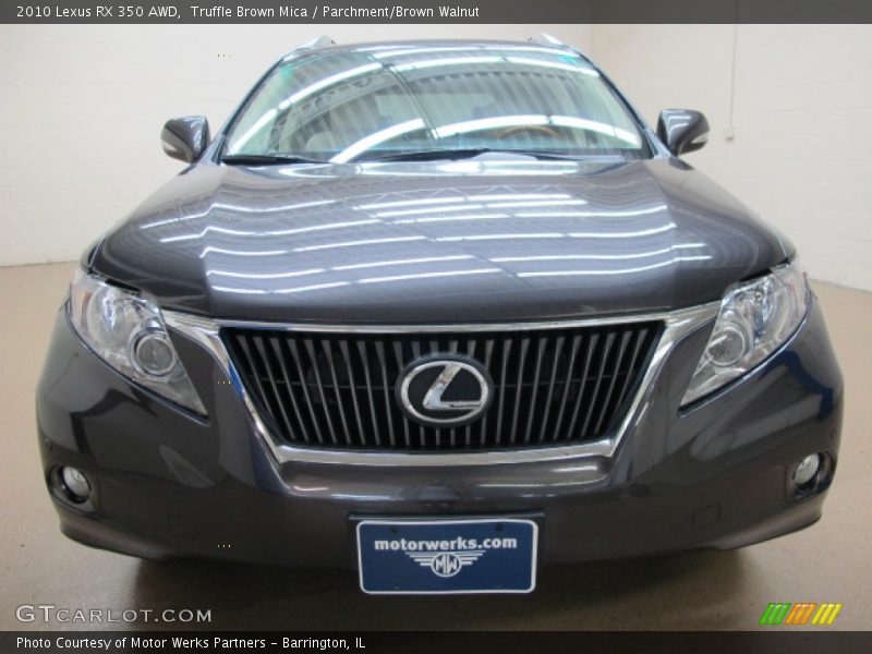 Truffle Brown Mica / Parchment/Brown Walnut 2010 Lexus RX 350 AWD
