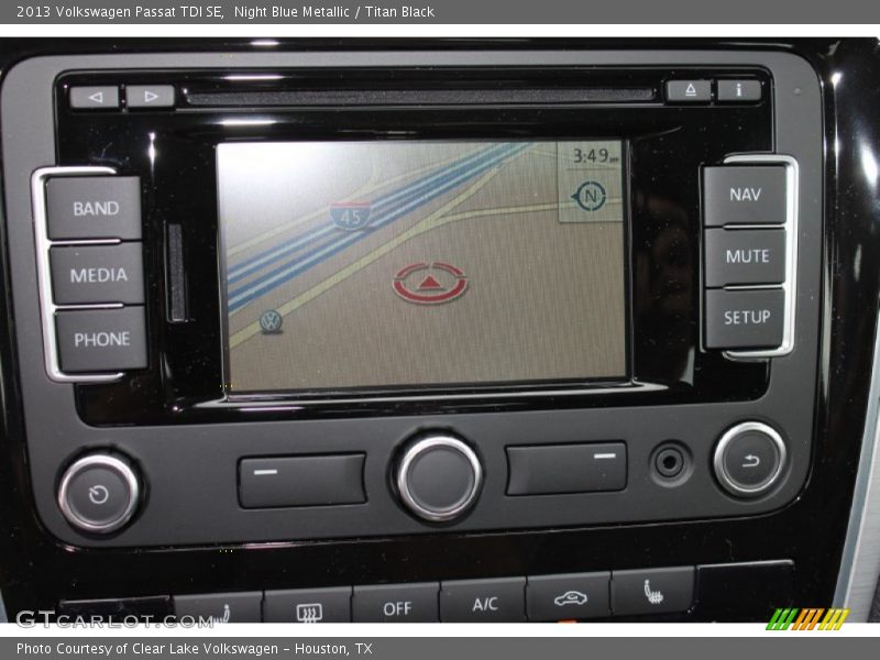 Night Blue Metallic / Titan Black 2013 Volkswagen Passat TDI SE