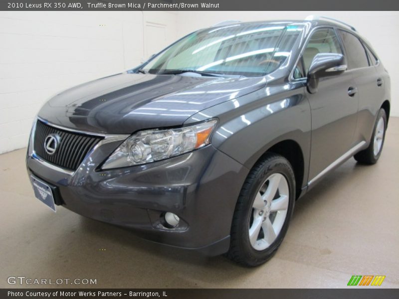 Truffle Brown Mica / Parchment/Brown Walnut 2010 Lexus RX 350 AWD