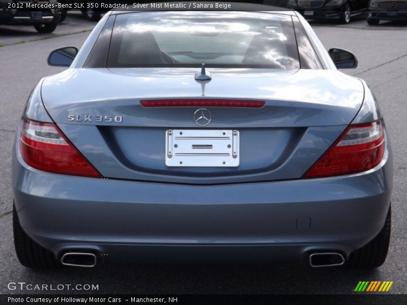 Silver Mist Metallic / Sahara Beige 2012 Mercedes-Benz SLK 350 Roadster