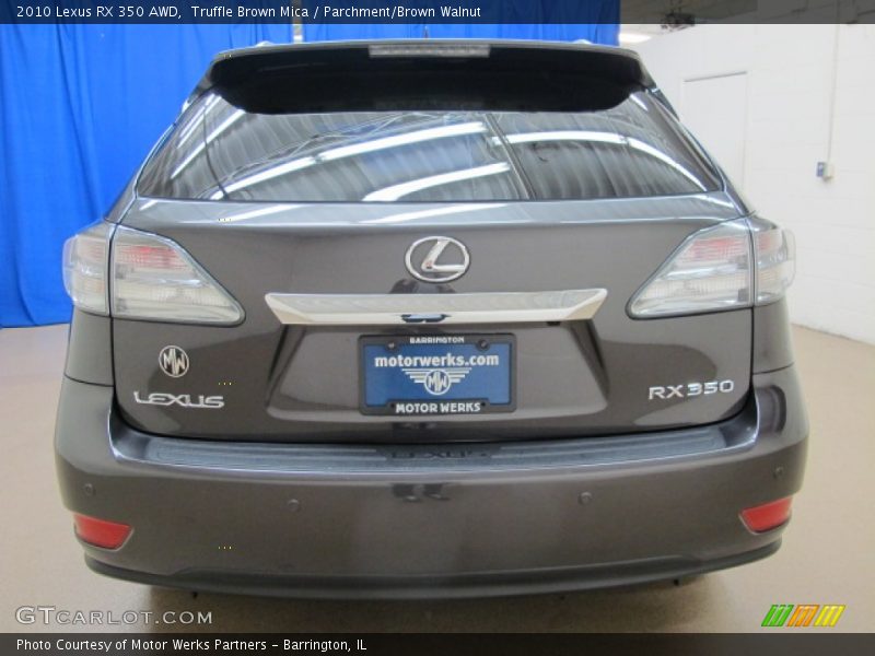 Truffle Brown Mica / Parchment/Brown Walnut 2010 Lexus RX 350 AWD