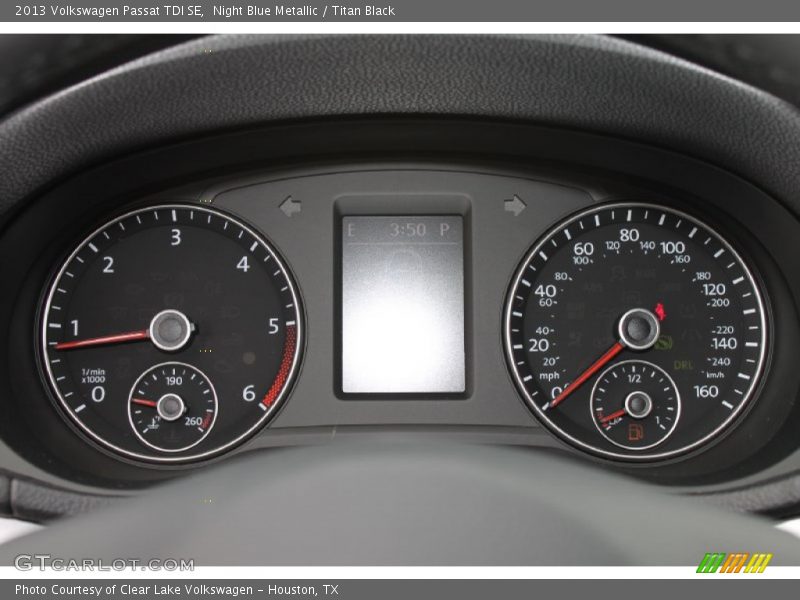 Night Blue Metallic / Titan Black 2013 Volkswagen Passat TDI SE