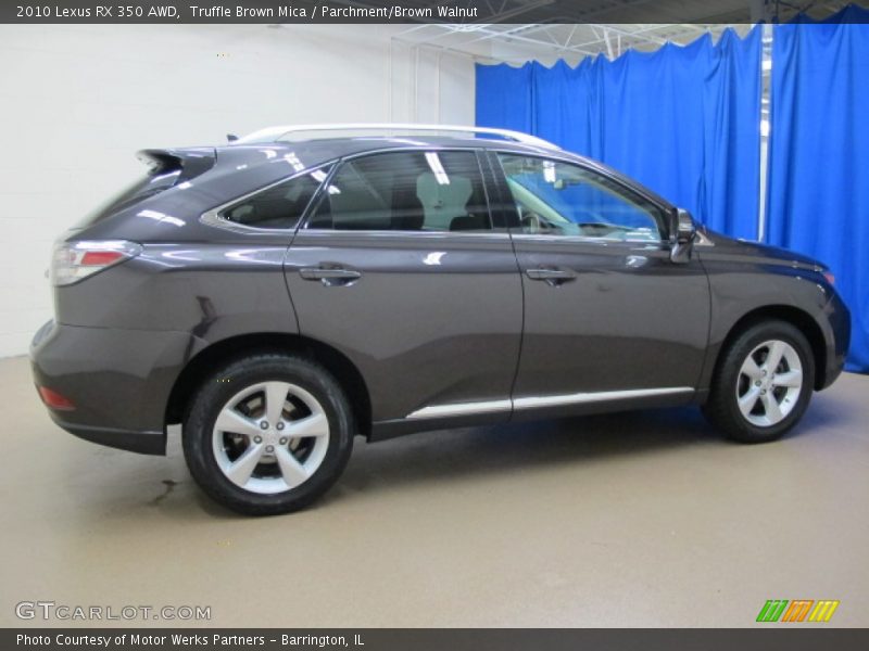 Truffle Brown Mica / Parchment/Brown Walnut 2010 Lexus RX 350 AWD