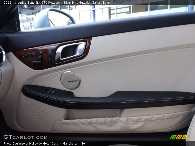 Silver Mist Metallic / Sahara Beige 2012 Mercedes-Benz SLK 350 Roadster