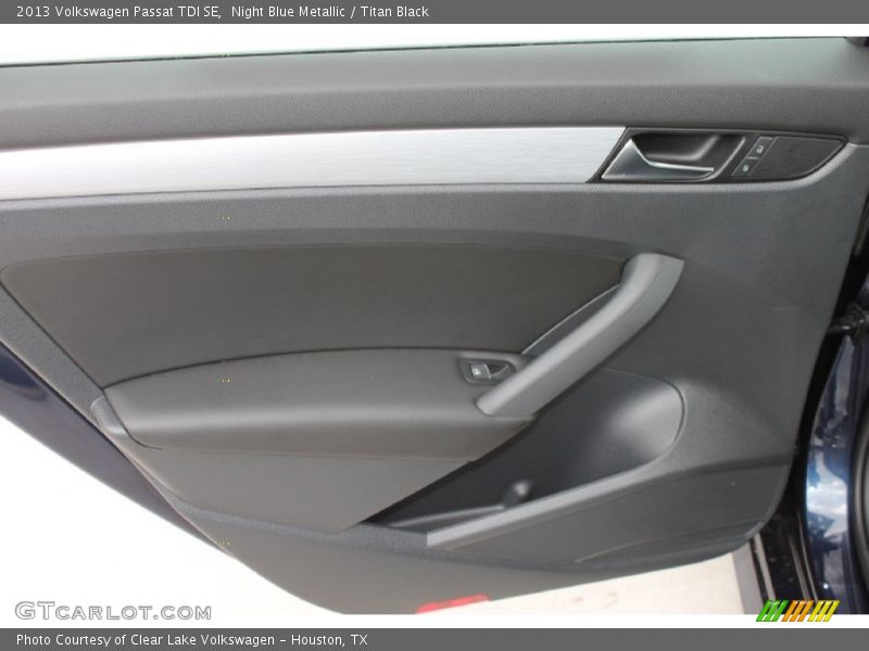 Night Blue Metallic / Titan Black 2013 Volkswagen Passat TDI SE