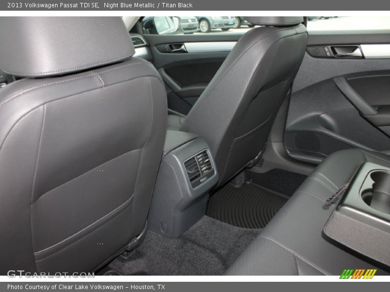 Night Blue Metallic / Titan Black 2013 Volkswagen Passat TDI SE