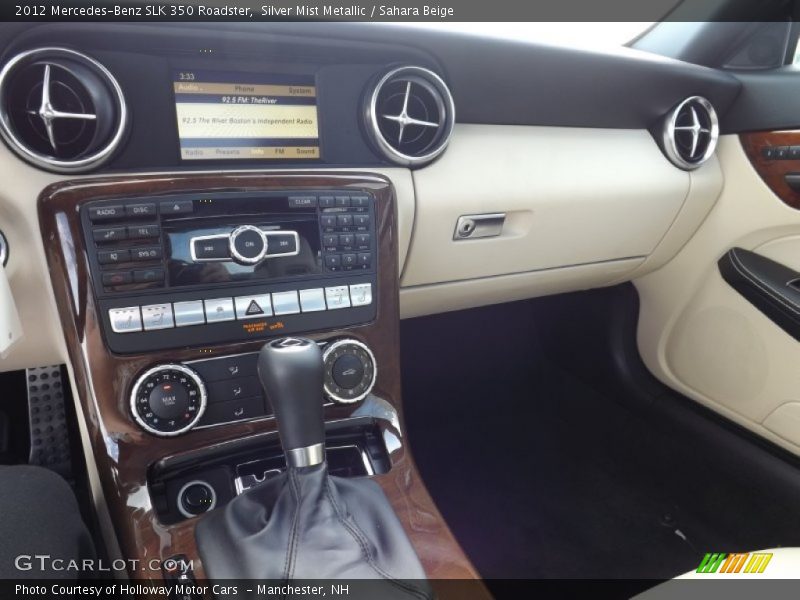 Silver Mist Metallic / Sahara Beige 2012 Mercedes-Benz SLK 350 Roadster