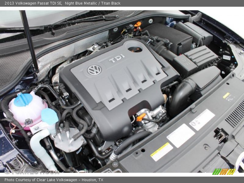 Night Blue Metallic / Titan Black 2013 Volkswagen Passat TDI SE