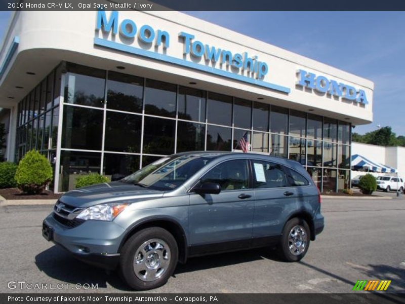 Opal Sage Metallic / Ivory 2010 Honda CR-V LX