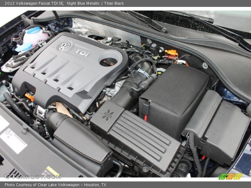 Night Blue Metallic / Titan Black 2013 Volkswagen Passat TDI SE