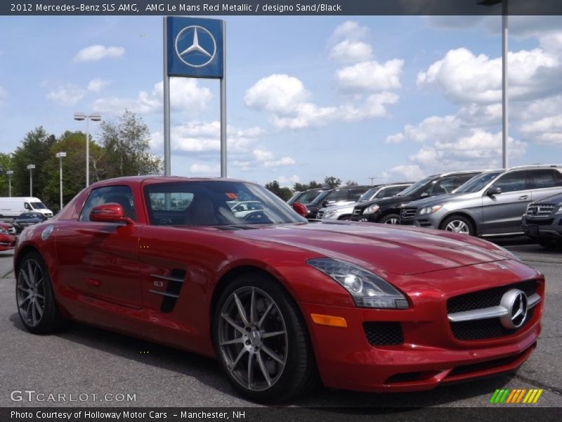 AMG Le Mans Red Metallic / designo Sand/Black 2012 Mercedes-Benz SLS AMG
