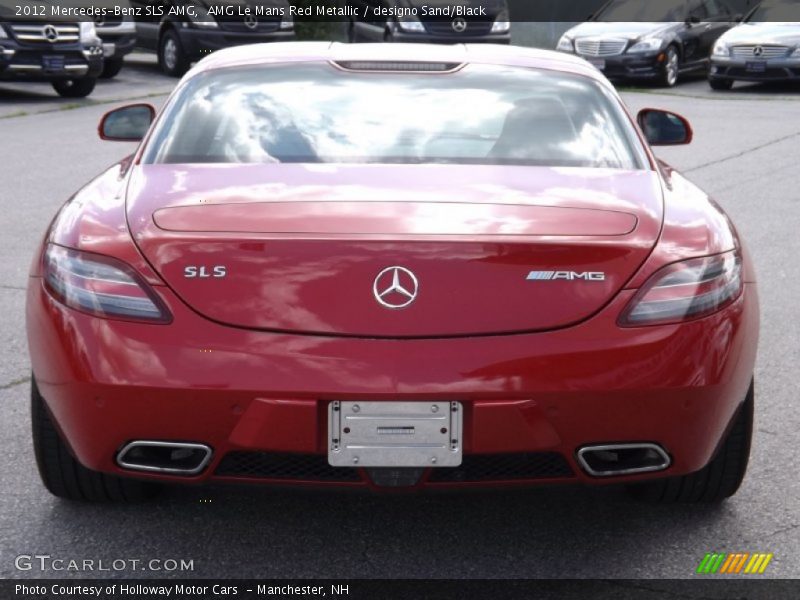 AMG Le Mans Red Metallic / designo Sand/Black 2012 Mercedes-Benz SLS AMG
