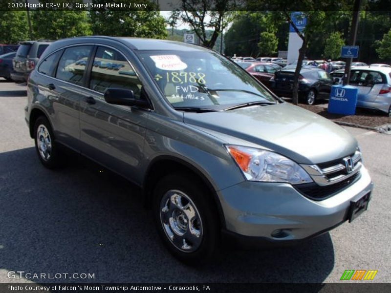 Opal Sage Metallic / Ivory 2010 Honda CR-V LX