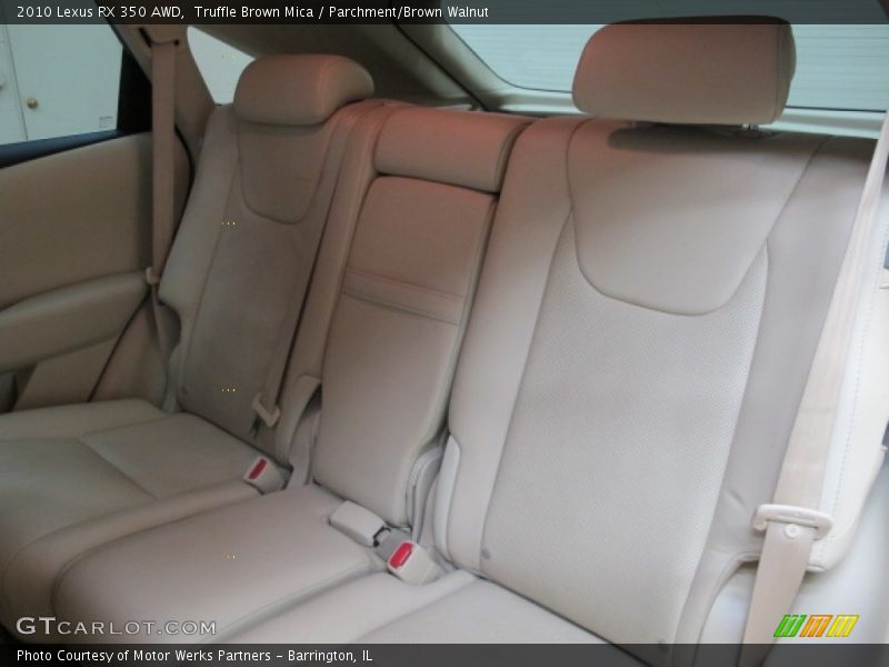 Truffle Brown Mica / Parchment/Brown Walnut 2010 Lexus RX 350 AWD