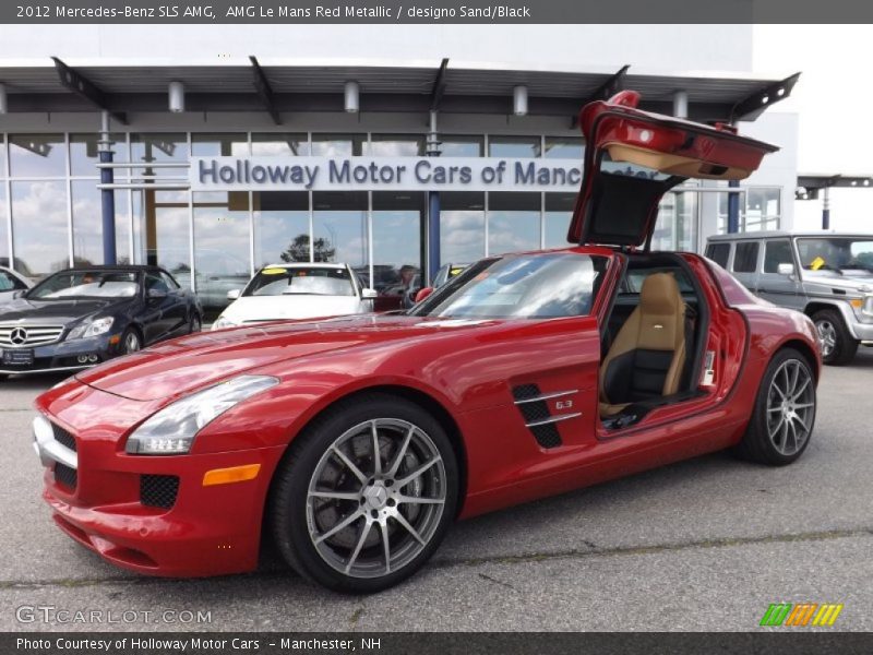 AMG Le Mans Red Metallic / designo Sand/Black 2012 Mercedes-Benz SLS AMG