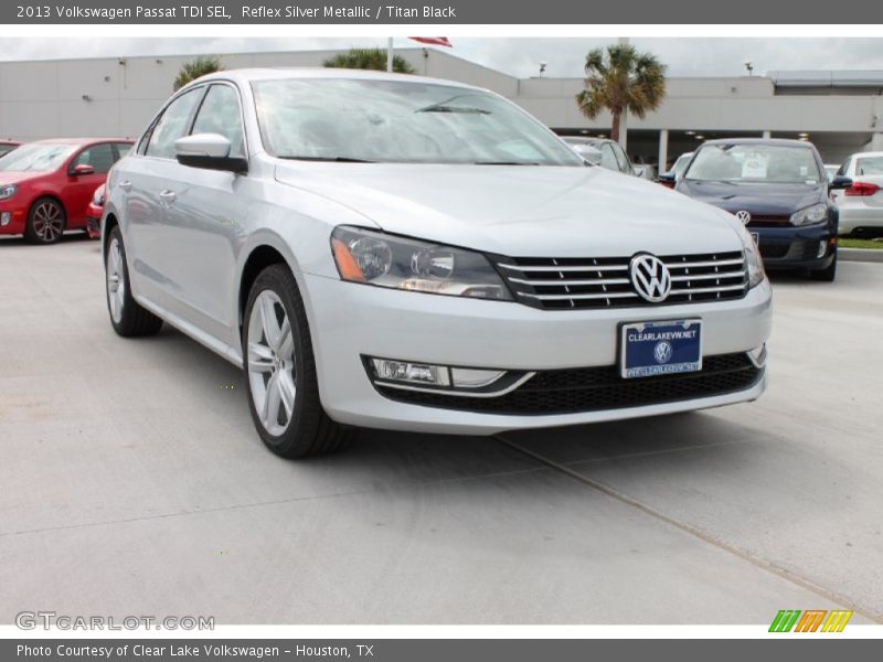 Reflex Silver Metallic / Titan Black 2013 Volkswagen Passat TDI SEL