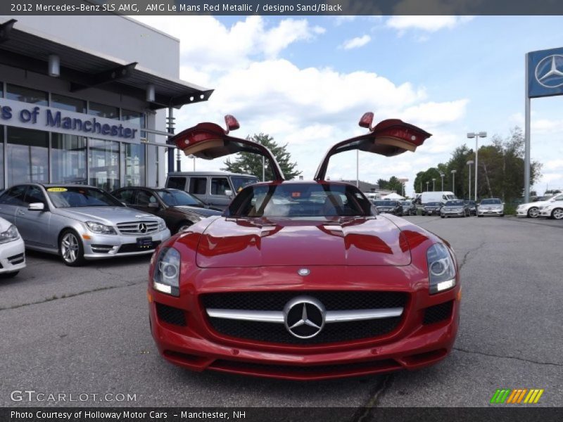 AMG Le Mans Red Metallic / designo Sand/Black 2012 Mercedes-Benz SLS AMG