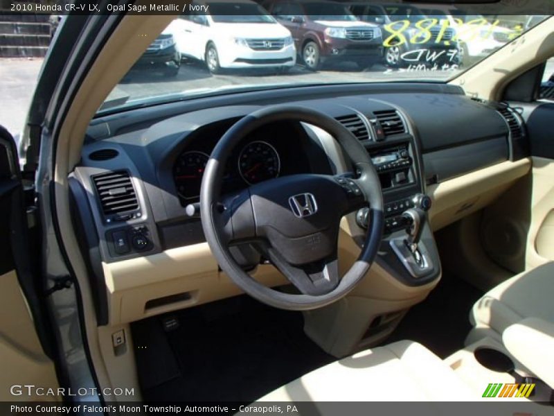 Opal Sage Metallic / Ivory 2010 Honda CR-V LX