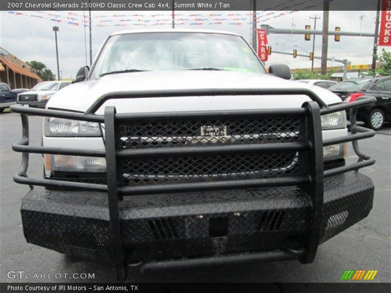 Summit White / Tan 2007 Chevrolet Silverado 2500HD Classic Crew Cab 4x4